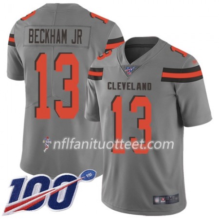 Miesten Cleveland Browns NFL Pelipaita Odell Beckham JR 13 Nike Harmaa 100th
